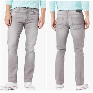 Denizen from Levis 216 Slim Fit Light Gray Jeans Mens W28 L30 Stretch Denim